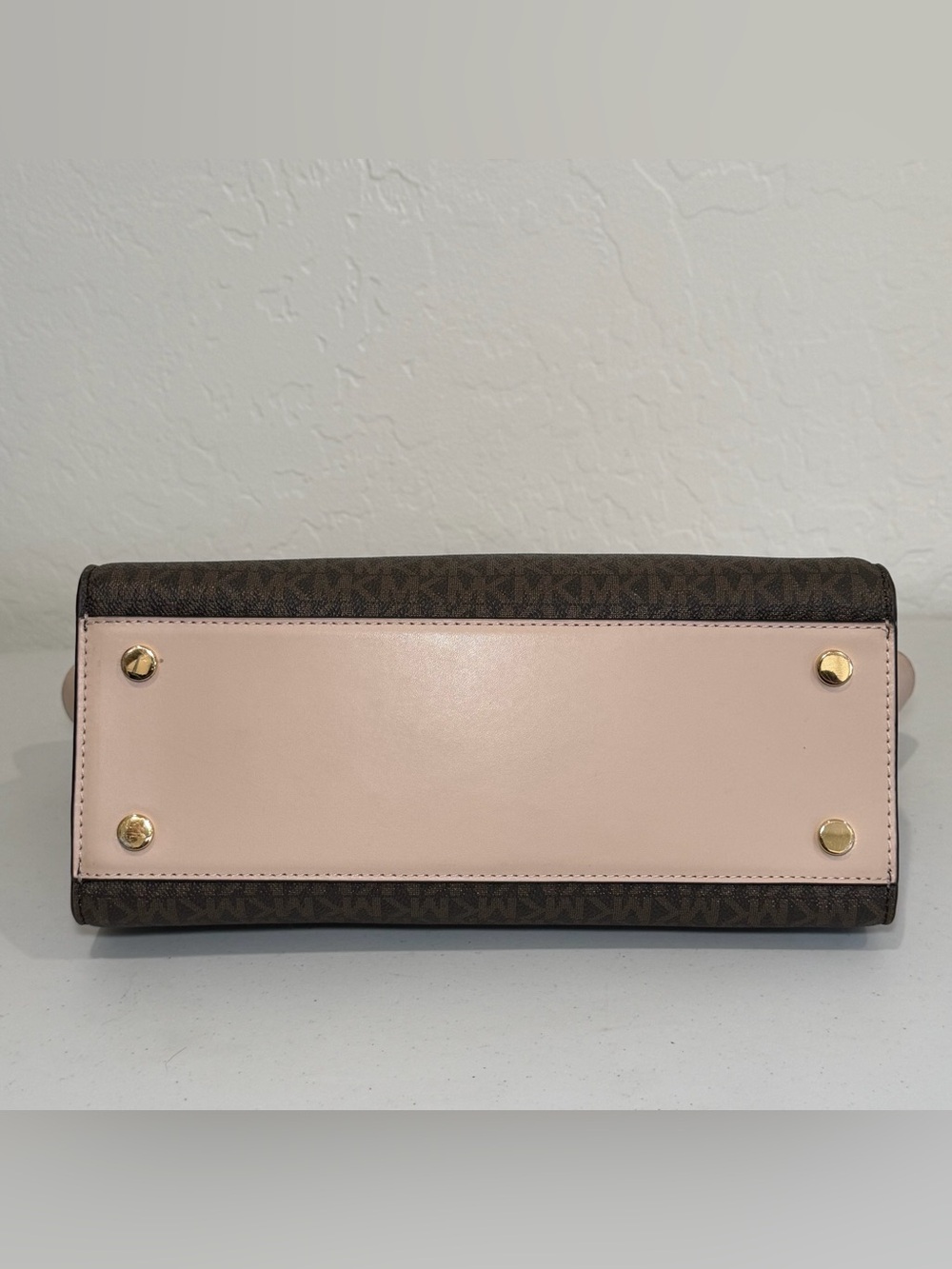 Michael Kors Carmen Medium Logo Belted Satchel - Picture 5 of 11